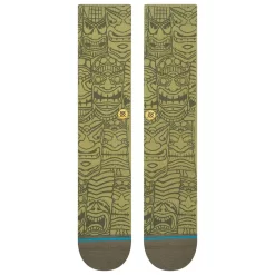 Chaussettes Stance Crew Sock Tiki Hut Green -Location de vêtements d'extérieur. 602fec87cfeaf57c8ab5c5f6b84738be9564b204 E23STANACC3358254 4