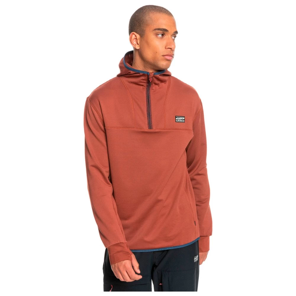 Polaire Quiksilver Steep Point Hoodie Fleece Mahogany 3 Polaire Quiksilver Steep Point Hoodie Fleece Mahogany – Image 3