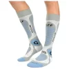 Chaussettes La Chaussette De France Ski-Recycled Blanc Bleu