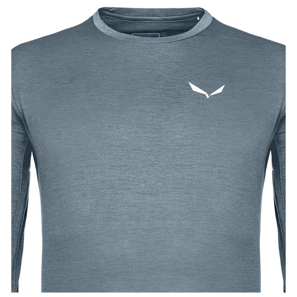 Tee-shirt De Rando Salewa Puez Melange Dry Longsleeves M Java Blue Melange 2 Tee-shirt De Rando Salewa Puez Melange Dry Longsleeves M Java Blue Melange – Image 2