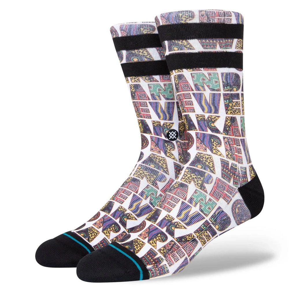 Chaussettes Stance Crew Sock Wakanda Forever White 1 Chaussettes Stance Crew Sock Wakanda Forever White