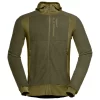Polaire Norrona Falketind Alpha 120 Zip Hood Olive Night Olive Drab