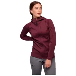 Polaire Black Diamond W Coefficient Fleece Hoody Blackberry -Location de vêtements d'extérieur. 640709e69512dff665a3b8a1a32af62766e889be H22BDIATTH1340407 5