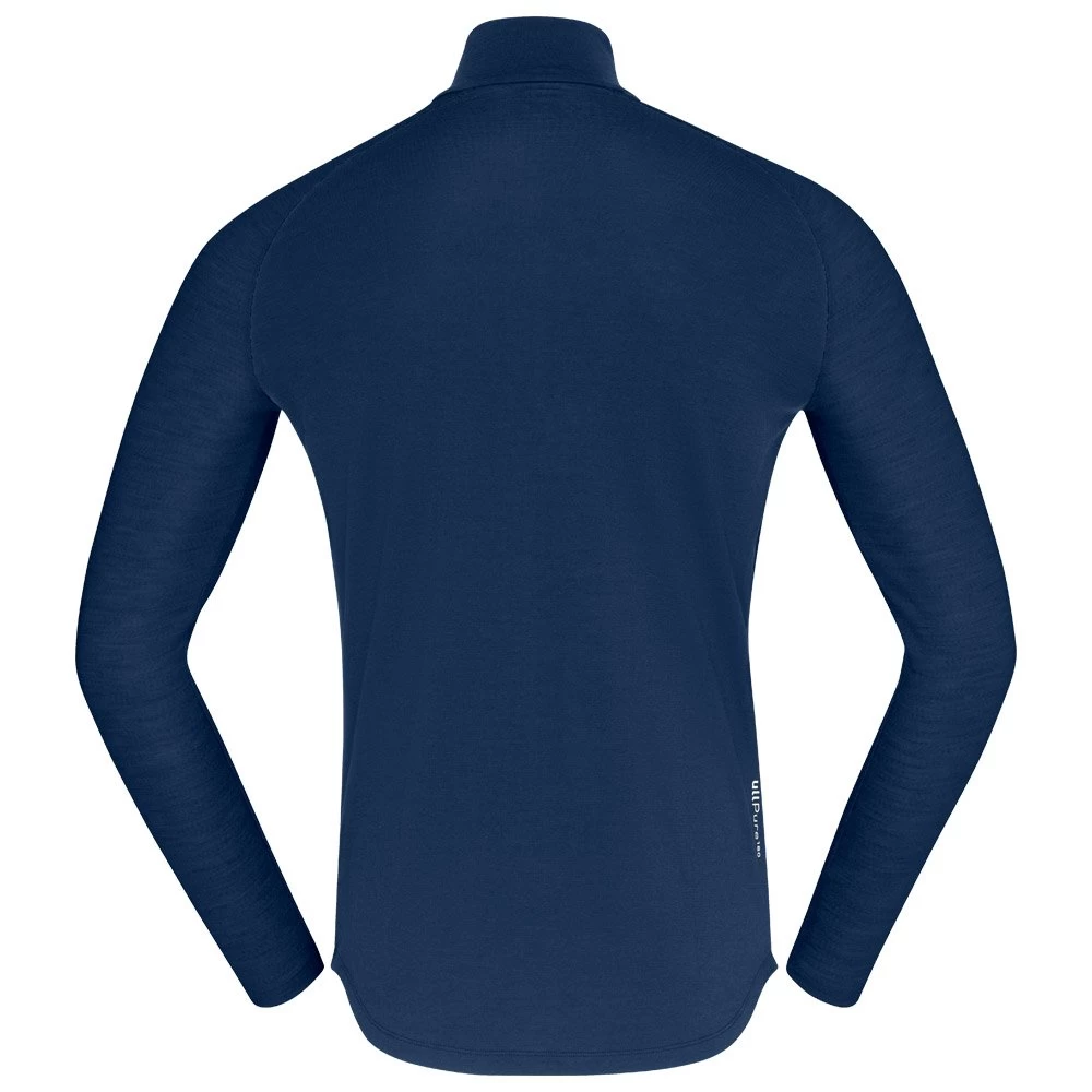 Sous-vêtement Technique Norrona PureUll Zip Neck M Indigo Night 2 Sous-vêtement Technique Norrona PureUll Zip Neck M Indigo Night – Image 2