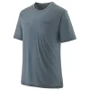 Tee-shirt De Rando Patagonia M's Cap Cool Merino Graphic Shirt Forge Mark Icons: Plume Grey
