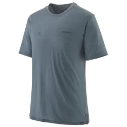 Tee-shirt De Rando Patagonia M's Cap Cool Merino Graphic Shirt Forge Mark Icons: Plume Grey