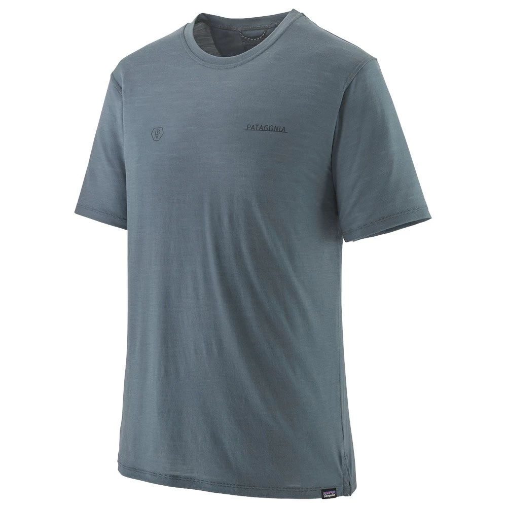 Tee-shirt De Rando Patagonia M's Cap Cool Merino Graphic Shirt Forge Mark Icons: Plume Grey 1 Tee-shirt De Rando Patagonia M's Cap Cool Merino Graphic Shirt Forge Mark Icons: Plume Grey