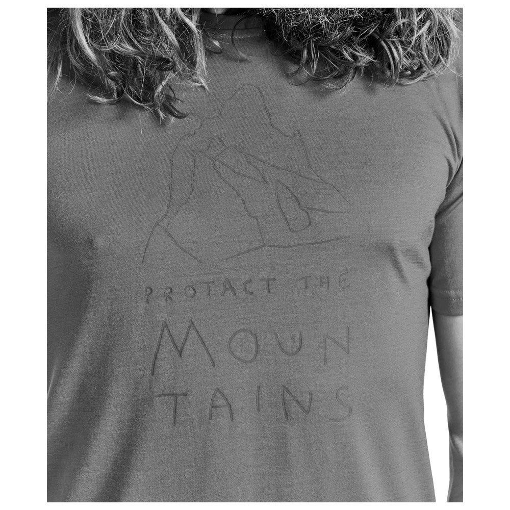 Tee-shirt De Rando Ortovox 150 Cool Mtn Protector Tshirt M Petrol Blue 3 Tee-shirt De Rando Ortovox 150 Cool Mtn Protector Tshirt M Petrol Blue – Image 3