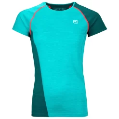 Tee-shirt De Rando Ortovox 120 Cool Tec Fast Upward Tshirt W Ice Waterfall Blend