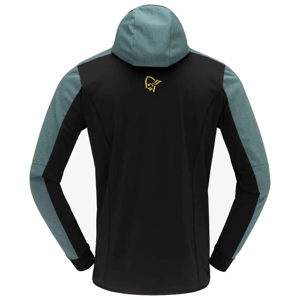 Polaire Norrona Falketind Warm2 Octa Hood M's North Atlantic Caviar 3 Polaire Norrona Falketind Warm2 Octa Hood M's North Atlantic Caviar – Image 3