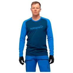 Maillot VTT Norrona Fjørå Equaliser Lightweight LS Olympian Blue Indigo Night -Location de vêtements d'extérieur. 7b05eecefccccfcdfe673fd7f4df87a6f9f84f61 E22NORRVTT1207559 4