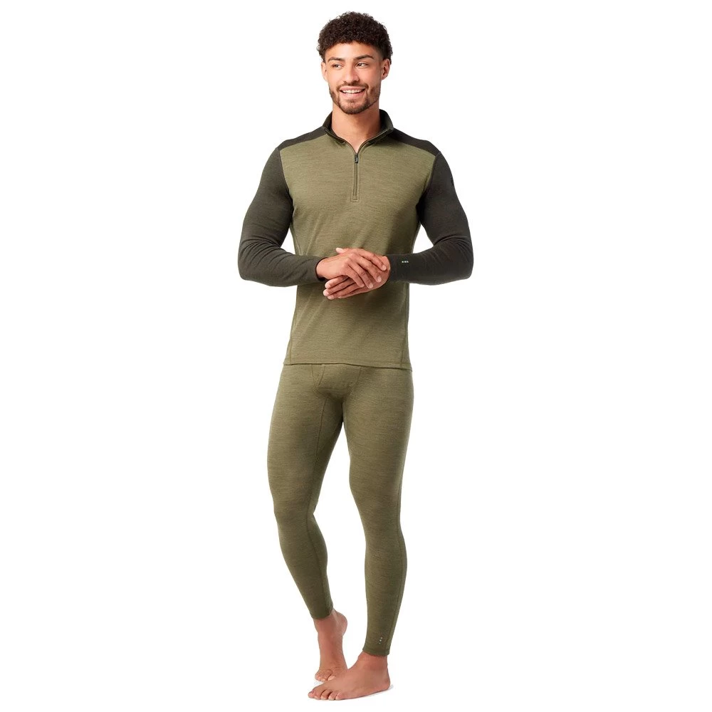 Sous-vêtement Technique Smartwool M's Classic Thermal Merino 250 1/4 Zip North Woods Heather 4 Sous-vêtement Technique Smartwool M's Classic Thermal Merino 250 1/4 Zip North Woods Heather – Image 4