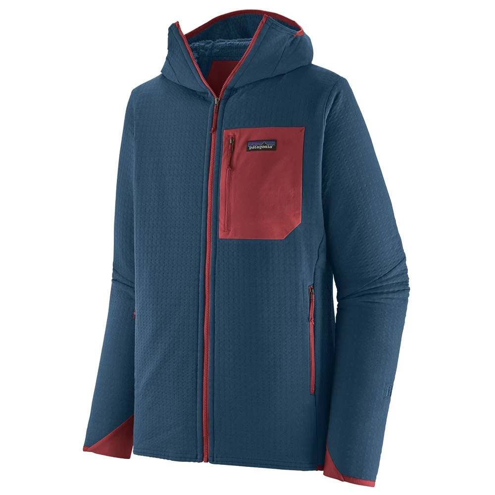 Polaire Patagonia M's R2 TechFace Hoody Tidepool Blue 1 Polaire Patagonia M's R2 TechFace Hoody Tidepool Blue