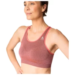 Brassière Odlo Seamless Medium Ceramicool Sports Bra Cayenne Melange -Location de vêtements d'extérieur. 7ff450246975671780be738e796b0a9d2d280700 E22ODLOTTH1339723 901