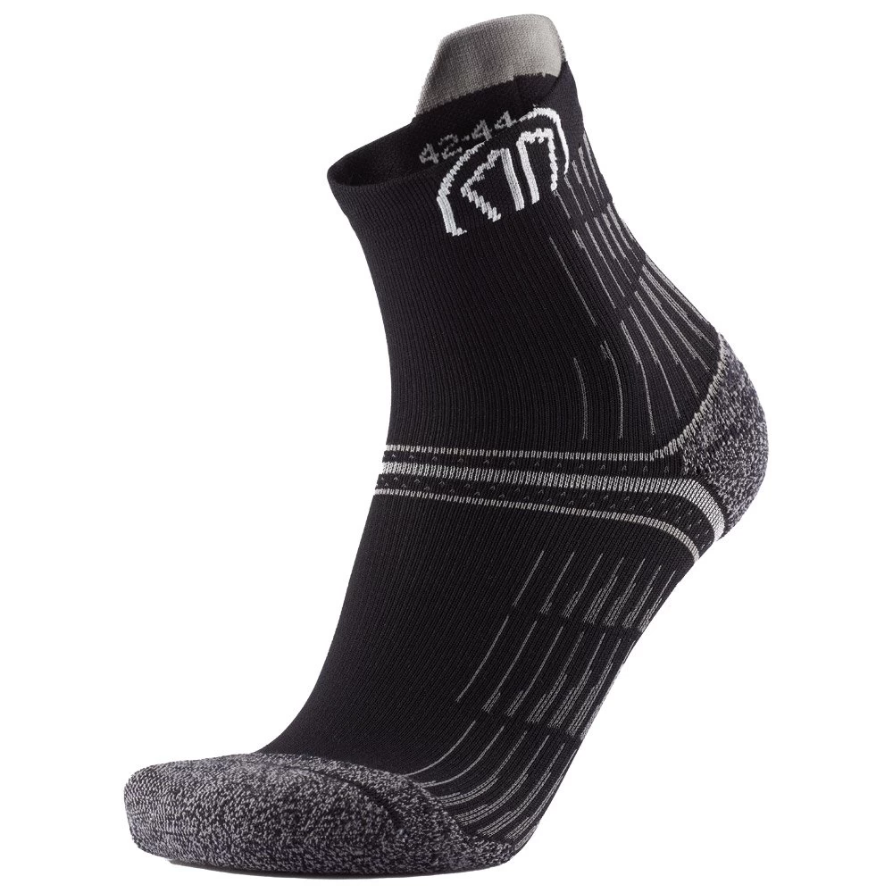 Chaussettes Sidas Run Anatomic Comfort Ankle Noir Gris 1 Chaussettes Sidas Run Anatomic Comfort Ankle Noir Gris