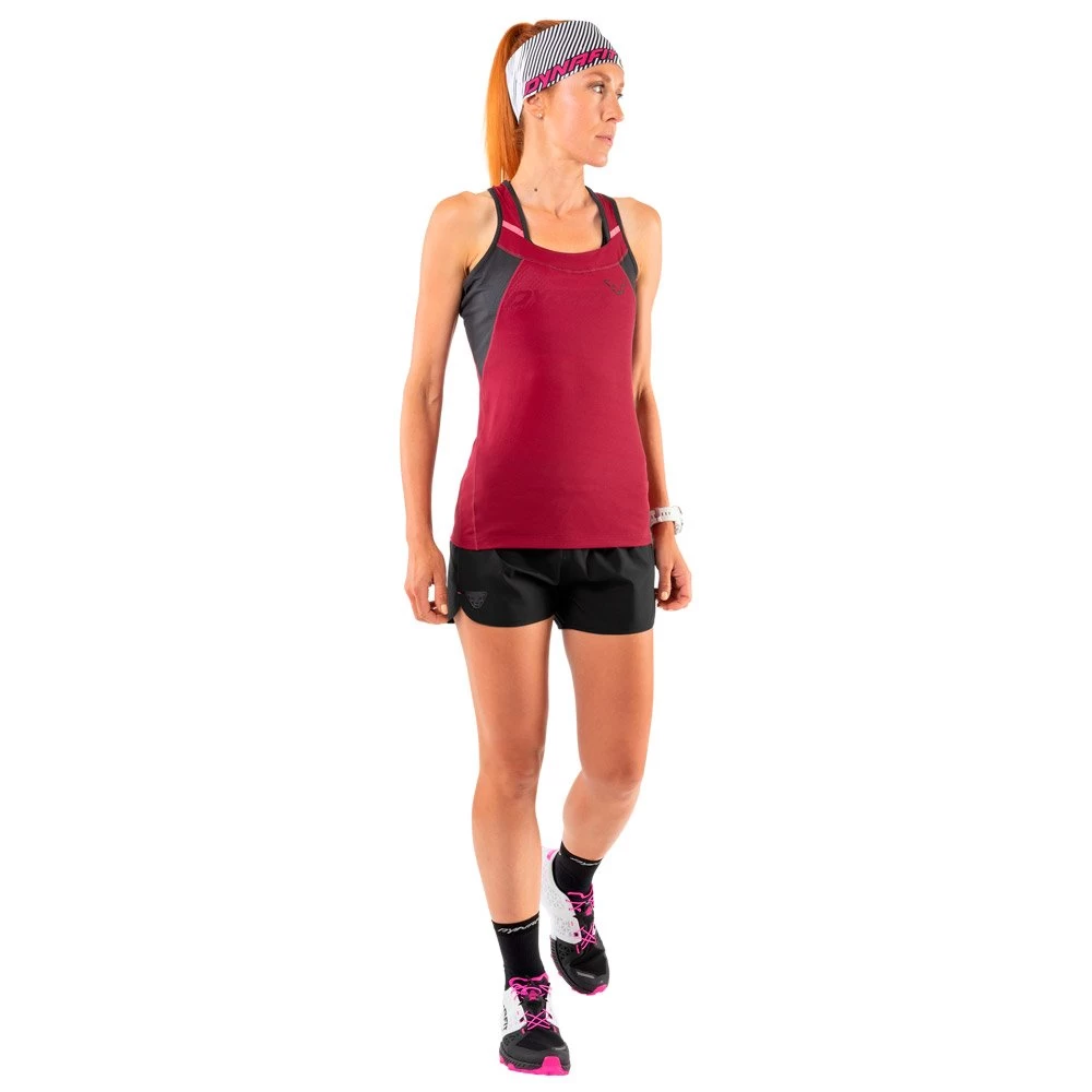 Tee-shirt De Trail Dynafit Vert 2 W Tank Beet Red 3 Tee-shirt De Trail Dynafit Vert 2 W Tank Beet Red – Image 3