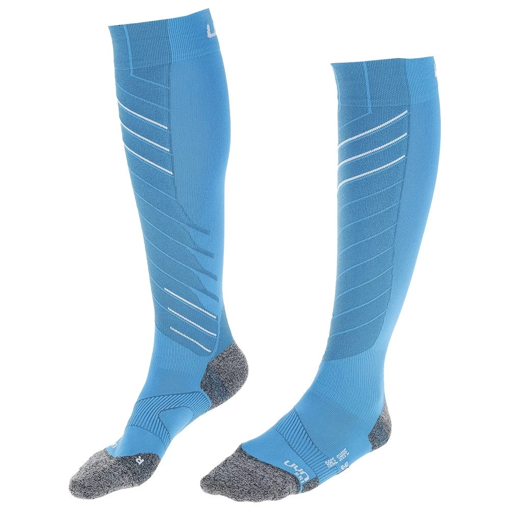 Chaussettes Uyn Lady Ski Race Turquoise White 2 Chaussettes Uyn Lady Ski Race Turquoise White – Image 2