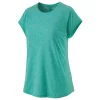 Tee-shirt De Trail Patagonia W's Ridge Flow Fresh Teal