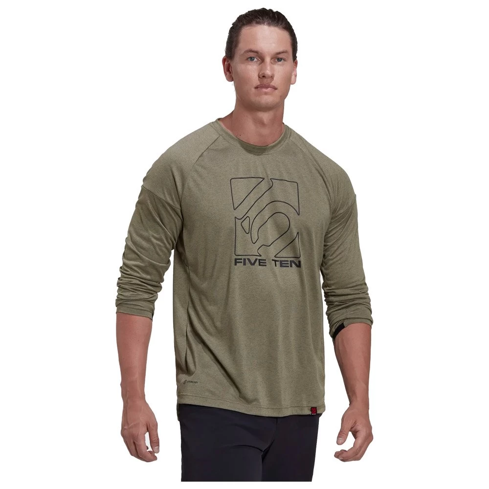 Maillot VTT Five Ten 5.10 Ls Jersey Orbit Green 4 Maillot VTT Five Ten 5.10 Ls Jersey Orbit Green – Image 4