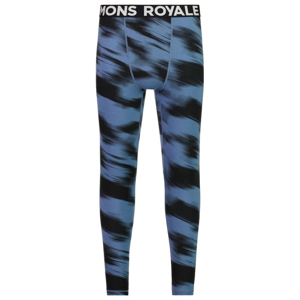 Sous-vêtement Technique Mons Royale Europe M's Cascade Legging Blue Motion 1 Sous-vêtement Technique Mons Royale Europe M's Cascade Legging Blue Motion