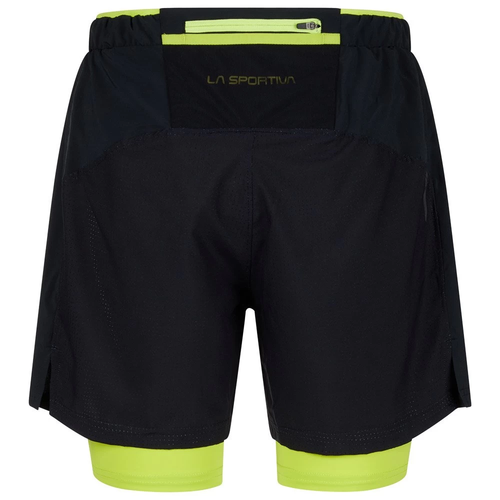 Short De Trail La Sportiva Trail Bite Short Black Lime Punch 2 Short De Trail La Sportiva Trail Bite Short Black Lime Punch – Image 2