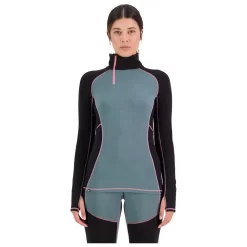 Sous-vêtement Technique Mons Royale Europe W's Olympus Half Zip Burnt Sage Black -Location de vêtements d'extérieur. 95718149ee6f079c1fc8609f03f1f9d833c8d715 H23MONRACC2269211 4