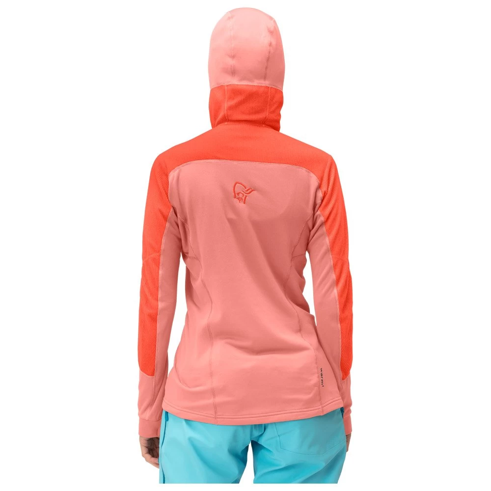Polaire Norrona Lofoten Thermal Pro Hood W's Orange Alert Peach Amber 7 Polaire Norrona Lofoten Thermal Pro Hood W's Orange Alert Peach Amber – Image 7
