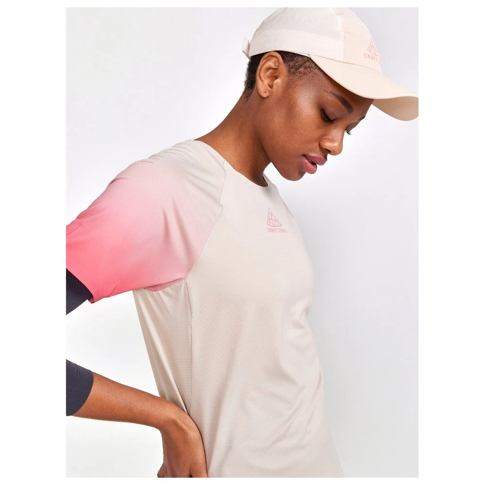 Tee-shirt De Trail Craft PRO Trail SS Tee W Ecru-Multi 6 Tee-shirt De Trail Craft PRO Trail SS Tee W Ecru-Multi – Image 6