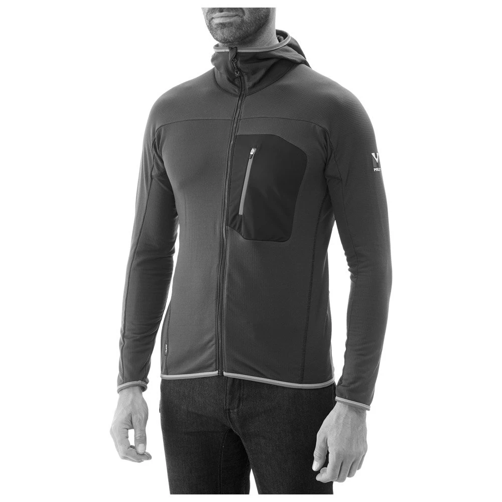 Polaire Millet Trilogy Lightgrid Hoodie Black 4 Polaire Millet Trilogy Lightgrid Hoodie Black – Image 4