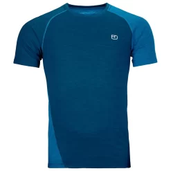 Tee-shirt De Rando Ortovox 120 Cool Tec Fast Upward Tshirt M Petrol Blue Blend