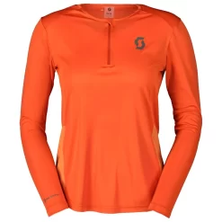 Tee-shirt De Trail Scott Endurance Tech Longsleeve W Braze Orange Rose Beige