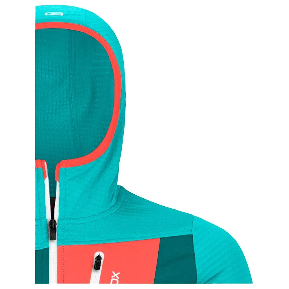 Polaire Ortovox Fleece Grid Hoody W Ice Waterfall 2 Polaire Ortovox Fleece Grid Hoody W Ice Waterfall – Image 2