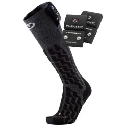 Chaussettes Therm-Ic Powersock Set Heat Fusion Uni + S-Pack 1200 Black Grey