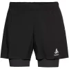 Short De Trail Odlo Zeroweight 5 Inch 2in1 Shorts Black