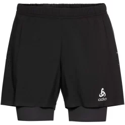 Short De Trail Odlo Zeroweight 5 Inch 2in1 Shorts Black