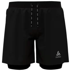 Short De Trail Odlo 2-In-1 Axalp Trail 6 Inch Black