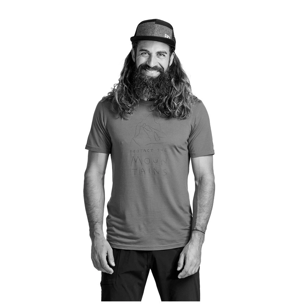 Tee-shirt De Rando Ortovox 150 Cool Mtn Protector Tshirt M Petrol Blue 2 Tee-shirt De Rando Ortovox 150 Cool Mtn Protector Tshirt M Petrol Blue – Image 2