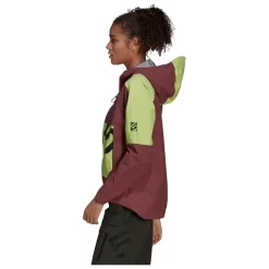 Veste VTT Five Ten 5.10 Rain Jacket All Mountain Women Quiet Crimson Pulse Lime -Location de vêtements d'extérieur. a588955a79237fd62e3b44c57162c3b7939bda63 E22FIVEVTT2202183 3