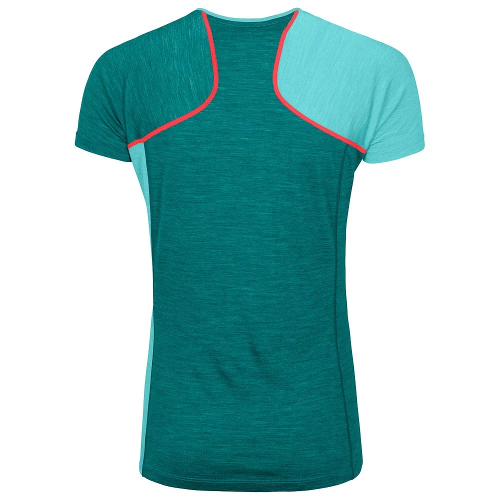 Tee-shirt De Rando Ortovox 120 Cool Tec Fast Upward Tshirt W Ice Waterfall Blend 2 Tee-shirt De Rando Ortovox 120 Cool Tec Fast Upward Tshirt W Ice Waterfall Blend – Image 2