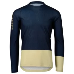Maillot VTT Poc Mtb Pure Ls Jersey Turmaline Navy Prehnite Green