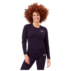 Sous-vêtement Technique Odlo Active Warm Originals Eco Stripes BL Top Crew Neck LS Dark Sapphire Sundried Tomato -Location de vêtements d'extérieur. af7701909588a9740dab183ee42f3984f744d90e H23ODLOACC2258227 4