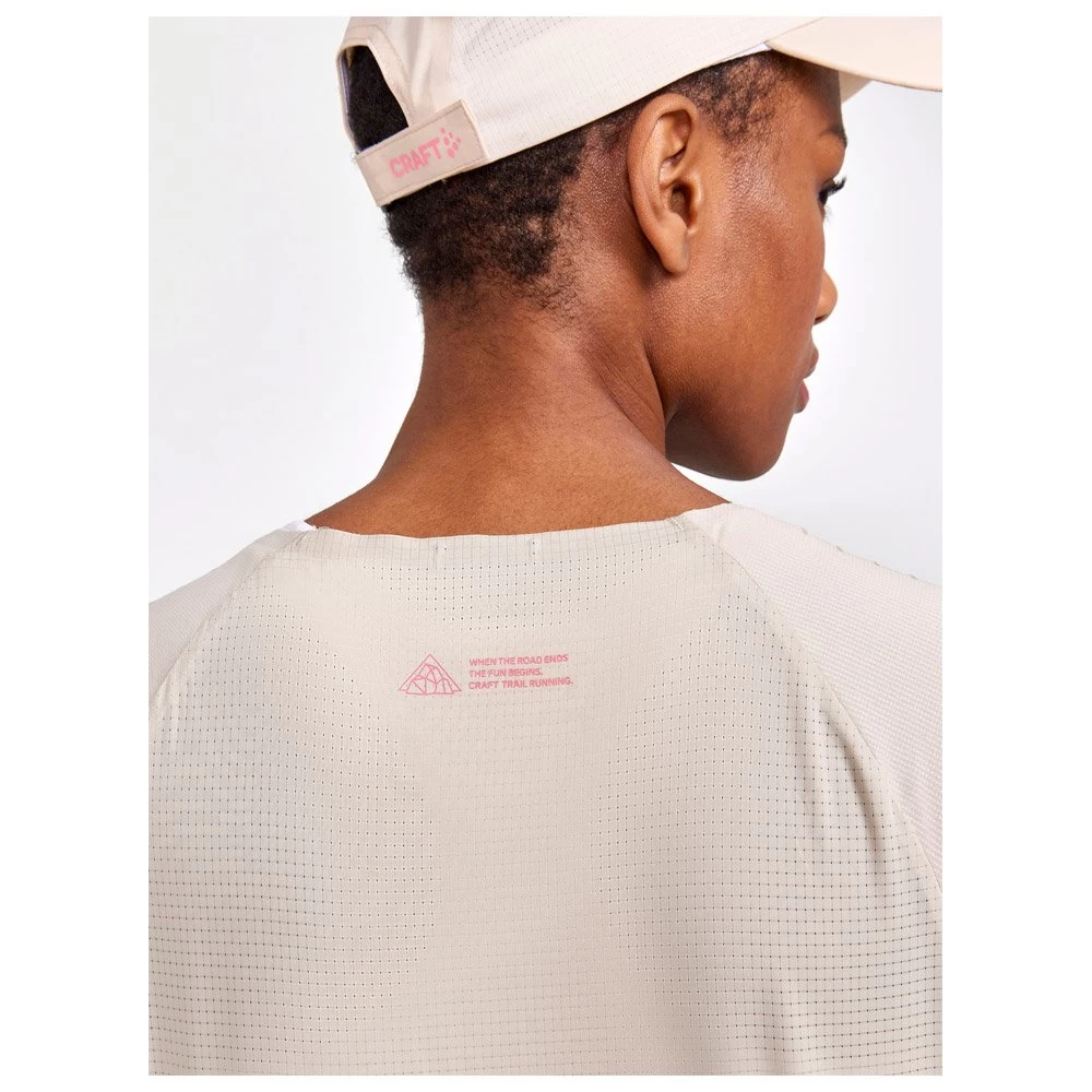 Tee-shirt De Trail Craft PRO Trail SS Tee W Ecru-Multi 5 Tee-shirt De Trail Craft PRO Trail SS Tee W Ecru-Multi – Image 5