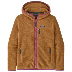Polaire Patagonia Women's Retro Pile Hoody Nest Brown Amaranth Pink
