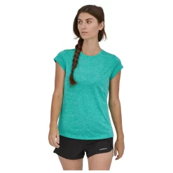 Tee-shirt De Trail Patagonia W's Ridge Flow Fresh Teal -Location de vêtements d'extérieur. b4e0f84619f735414aeda5d8972332a313d384ea E22PATATEH2206023 4