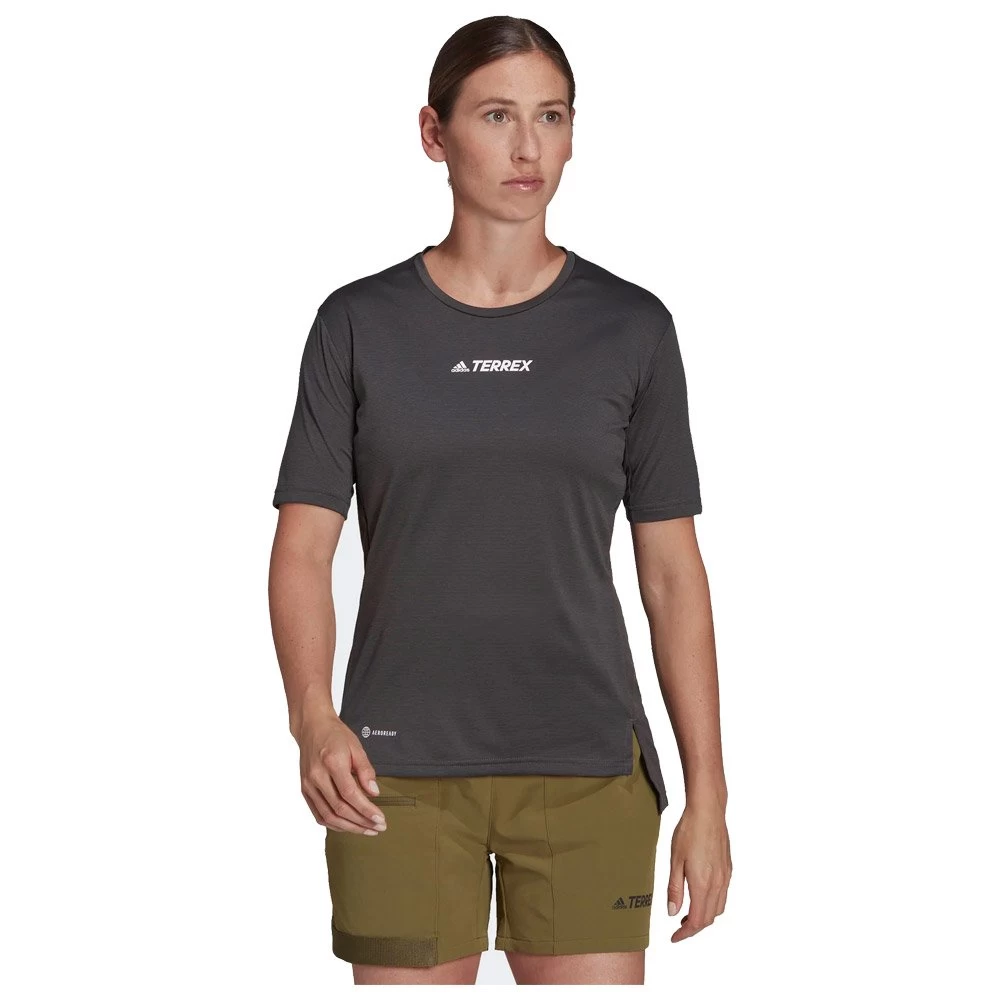 Tee-shirt De Rando Adidas W MT Tee Black 3 Tee-shirt De Rando Adidas W MT Tee Black – Image 3
