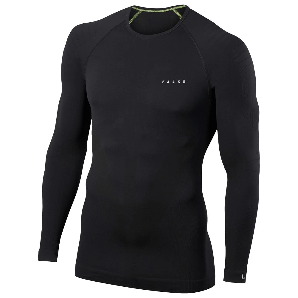Sous-vêtement Techni. Nordique Falke Warm Shirt LS Tight Fit Black 1 Sous-vêtement Techni. Nordique Falke Warm Shirt LS Tight Fit Black