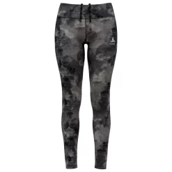 Collant De Trail Odlo Zeroweight Print Reflective Black