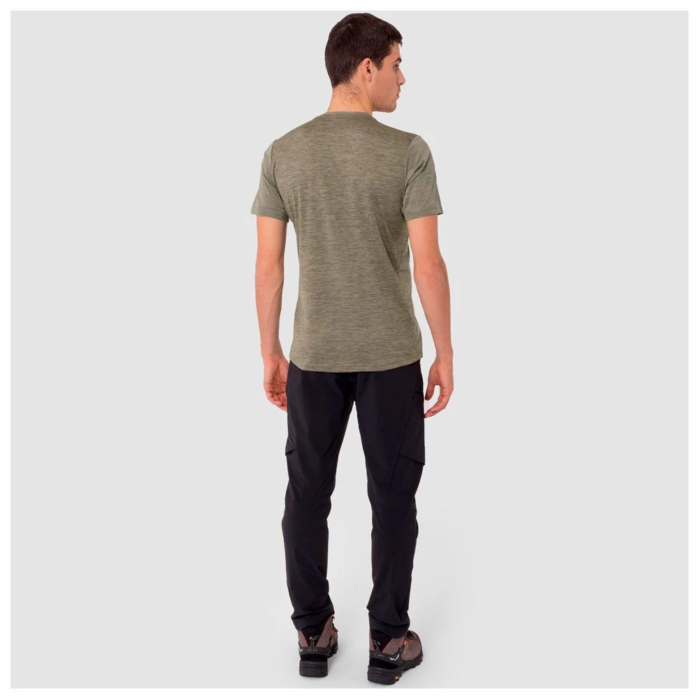 Tee-shirt De Rando Salewa Puez Hybrid 2 Dry M Bungee Cord Melange 5 Tee-shirt De Rando Salewa Puez Hybrid 2 Dry M Bungee Cord Melange – Image 5