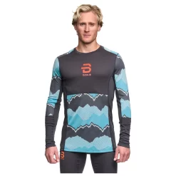 Sous-vêtement Techni. Nordique Bjorn Daehlie Mountain Wool Long Sleeve Delphium Blue -Location de vêtements d'extérieur. cc353c90042ffd73d16b46e92e9ae1aac1371708 H23BJORACC2253966 4