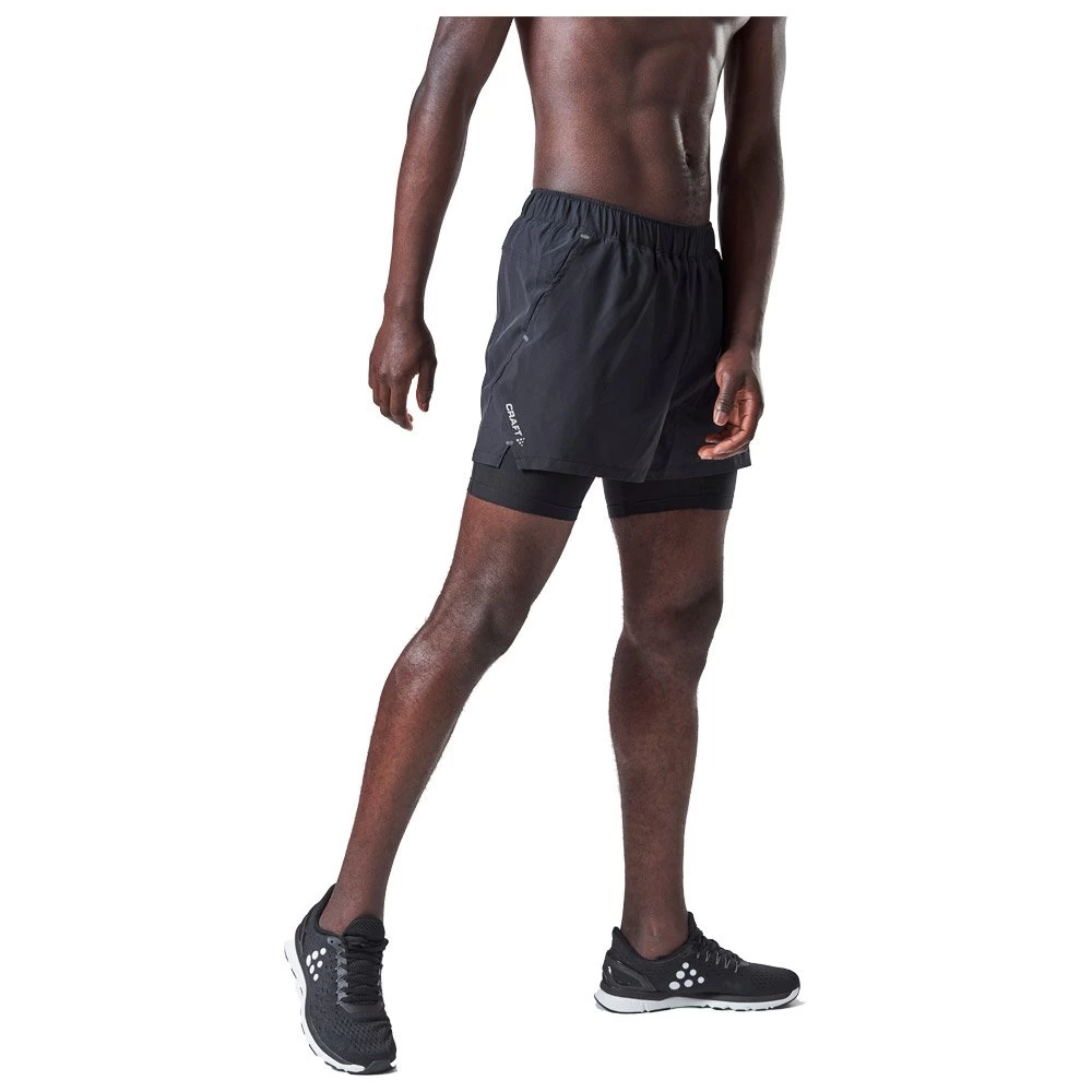 Short De Trail Craft ADV Essence 2-In-1 Stretch Shorts Black 2 Short De Trail Craft ADV Essence 2-In-1 Stretch Shorts Black – Image 2